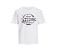 JACK & JONES JJELOGO Tee SS O-Neck 2 col AW24 SN, Bianco, S
