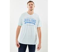 Jack & Jones - JJELOGO TEE SS O-NECK 2 COL SS24 SN Blu - Abbigliamento XS Blu