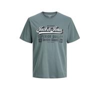 Jack & Jones - Jjelogo Tee Ss Oneck 2 Col Aw25 Noos Jnr Grigio - Abbigliamento 16A Grigio