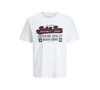 JACK & JONES Jjelogo Tee SS Oneck 2 col Aw25 Noos Pls, Ballerino di Nuvola, XXL Uomo