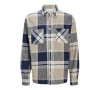 JACK & JONES Jjemichael Overshirt LS SN Jeans, Crockery, S Uomo