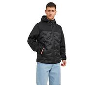 JACK & JONES Jjemulti Heat Quilted Jacket Noos Giacca Trapuntata, Nero, S Uomo