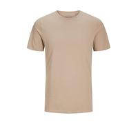 JACK & JONES JJEORGANIC BASIC TEE SS O-NECK NOOS, T-shirt, Uomo, Beige, XL