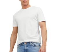 JACK & JONES JJEORGANIC BASIC TEE SS O-NECK NOOS, T-shirt, Uomo, Bianco, L