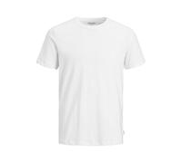 Jack & Jones T-shirt JJEORGANIC Basic girocollo cotone biologico Bianco XL