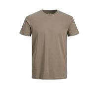 JACK & JONES JJEORGANIC BASIC TEE SS O-NECK NOOS, T-shirt, Uomo, Marrone (Falcon), XXL