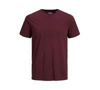 JACK & JONES JJEORGANIC BASIC TEE SS O-NECK NOOS, T-shirt, Uomo, Rosso (Port Royale Detail: Slim), XL