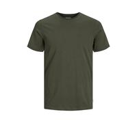 JACK & JONES JJEORGANIC BASIC TEE SS O-NECK NOOS, T-shirt, Uomo, Verde (Olive Night Detail: Slim), XL