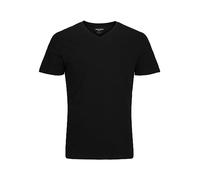 JACK & JONES JJEORGANIC BASIC TEE SS V-NECK NOOS, T-Shirt Uomo, Nero (Black), M