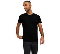 JACK & JONES JJEORGANIC BASIC TEE SS V-NECK NOOS, T-Shirt Uomo, Nero (Black), XXL
