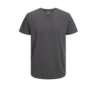 JACK&JONES JJEORGANIC Melange Tee SS O-Neck Noos, Grigio Scuro mélange, M