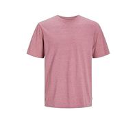 JACK & JONES JJEORGANIC MELANGE TEE SS O-NECK NOOS, T-Shirt Uomo, Rosa (Mesa Rose Detail:MELANGE), M