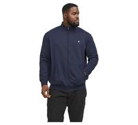 Felpa con cerniera - taglie forti Jack & Jones Paulos Bleu 2XL