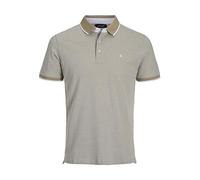 JACK & JONES Jjepaulos Polo Ss Noos Maglietta, Beige, S Uomo