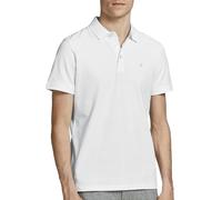 JACK & JONES Jjepaulos Polo Ss Noos Maglietta, Bianco12136668, XXL Uomo