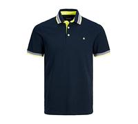 JACK & JONES Jjepaulos Polo Ss Noos Maglietta, Dark Navy 3, S Uomo