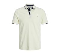 JACK & JONES Jjepaulos Polo Ss Noos Maglietta, French Vanilla, S Uomo