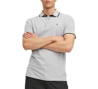 JACK & JONES Jjepaulos Polo Ss Noos Maglietta, Light Grey Melange, S Uomo