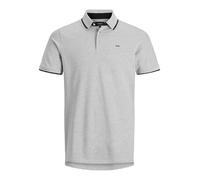 JACK & JONES Jjepaulos Polo Ss Noos Maglietta, Light Grey Melange, S Uomo