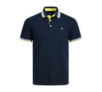 JACK & JONES Jjepaulos Polo Ss Noos Maglietta, Marino, L Uomo