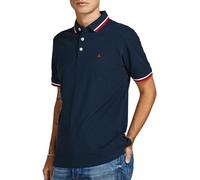 JACK & JONES Jjepaulos Polo Ss Noos Maglietta, Marino12136668, S Uomo