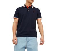JACK & JONES Jjepaulos Polo Ss Noos Maglietta, Nero - Grigio - Arancione, M Uomo