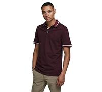 JACK & JONES Jjepaulos Polo Ss Noos Maglietta, Port Royale, M Uomo