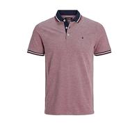 Jack & Jones - JJEPAULOS POLO SS NOOS Rosso - Abbigliamento S Rosso