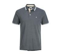 JACK & JONES Jjepaulos Polo SS Noos Pls, Stormy Weather, XXL Uomo