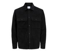 JACK & JONES Jjeperfect Corduroy - Maglietta a Maniche Corte, Nero, M