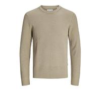 Jack & Jones Jjeperfect Knit Crew Neck SN Maglione da Uomo, Crockery, S