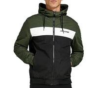 Jack & Jones Jjerush Blocking Hood Bomber Giacca, Verde (Forest Night), XL Uomo