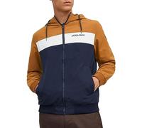 JACK&JONES JJERUSH Blocking Hood Bomber Noos, Giacca Uomo, Rubber, XL