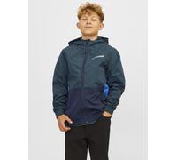 Jack & Jones - Jjerush Blocking Hood Bomber Noos Jnr Verde - Abbigliamento 14A Verde