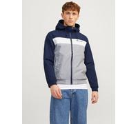 Jack & Jones - Jjerush Hood Bomber Noos Blu - Abbigliamento L Blu