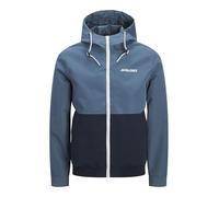 JACK & JONES Jjerush Hood Bomber Noos, Miraggio blu, M