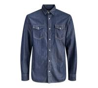 JACK & JONES Camicia blu denim Uomo - PROMO - Camicie da uomo - Camicie di jeans JACK & JONES XXL