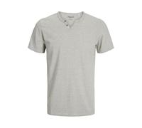 JACK & JONES Jjesplit Neck Stripe Tee SS Noos T-Shirt, Ballerino di Nuvola, L Uomo