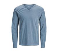 JACK & JONES Jjesplit Neck Tee LS Noos, Mountain Spring, XXL Uomo