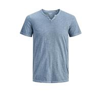 Jack & Jones Jjesplit Neck Tee S Noos, Miraggio Blu, S