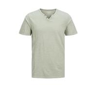JACK & JONES Jjesplit Neck Tee SS Noos, T-Shirt Uomo, Iceberg Green., L