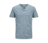 JACK & JONES Jjesplit Neck Tee SS Noos, T-Shirt Uomo, Oceanview, XS