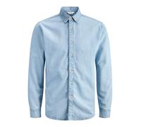 CAMICIE Uomo JACK&JONES 12289227 STANLEY LLIGHT DENIM
