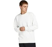 JACK & JONES Jjestar Basic Felpa Girocollo da Uomo, Cloud Dancer, M