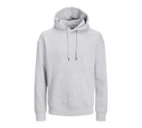 JACK & JONES Jjestar Basic Sweat Hood Noos, Felpa Con Cappuccio, Chiaro Grigio Melange, L