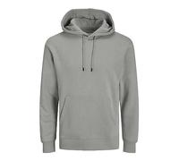 JACK & JONES Jjestar Basic Sweat Hood Noos Felpa con Cappuccio, Ultimate Grey, M Uomo
