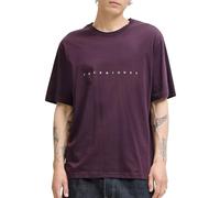 JACK & JONES Jjestar Jj Tee SS Noos, Perfetto Plum, XXL Uomo