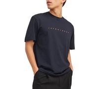 JACK & JONES JJESTAR JJ TEE SS NOOS, T-Shirt Uomo, Blu (Dark Navy), S
