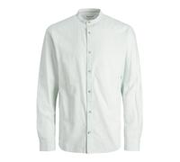 JACK & JONES Jjesummer Band Linen Shirt LS SN Pantaloni Chino, Soothing Sea, XL Uomo