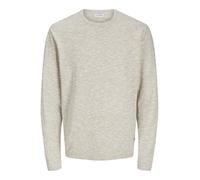 JACK&JONES JJESUMMER Knit Crew Neck SN, Crockery/Dettaglio: Bianco, M